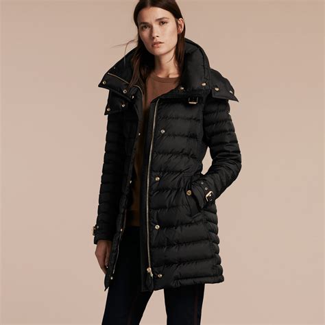 burberry women's puffer|Burberry down filled puffer coat.